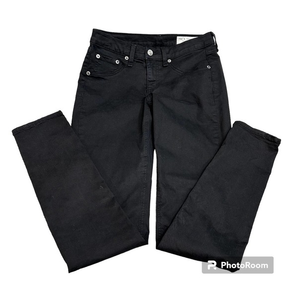 Rag & Bone Black Mid Rise Leggings‎ Skinny Jeans size 26 - Picture 7 of 13